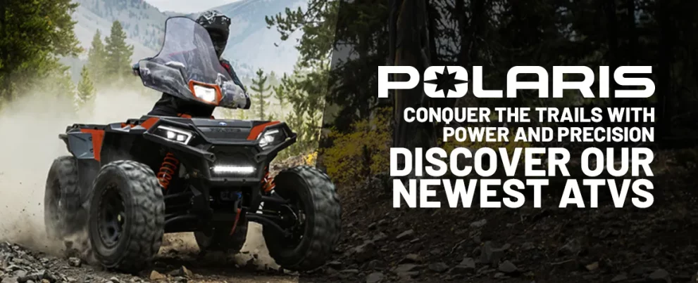 Conquer the trails with power and precision. Discover our newest ATVs.
