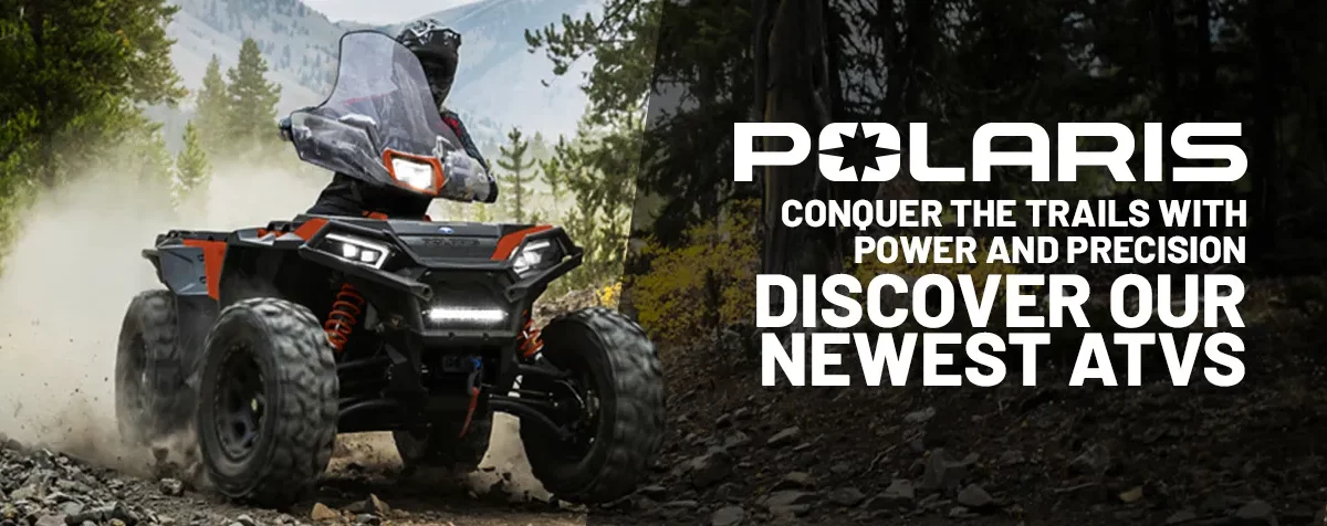 Conquer the trails with power and precision. Discover our newest ATVs.
